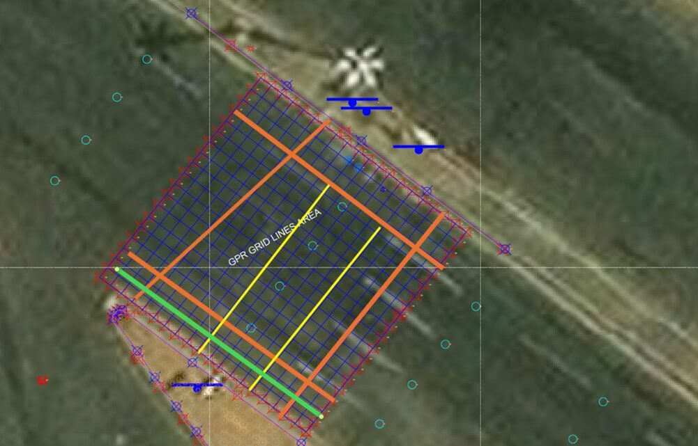 Mapping Subsurface Utilities in Complex Urban Settings GPR data of the Pilot site.